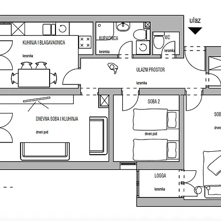 Hvar Lech Spacious 2 Bedroom With Private Parking Apartamento Hvar Town